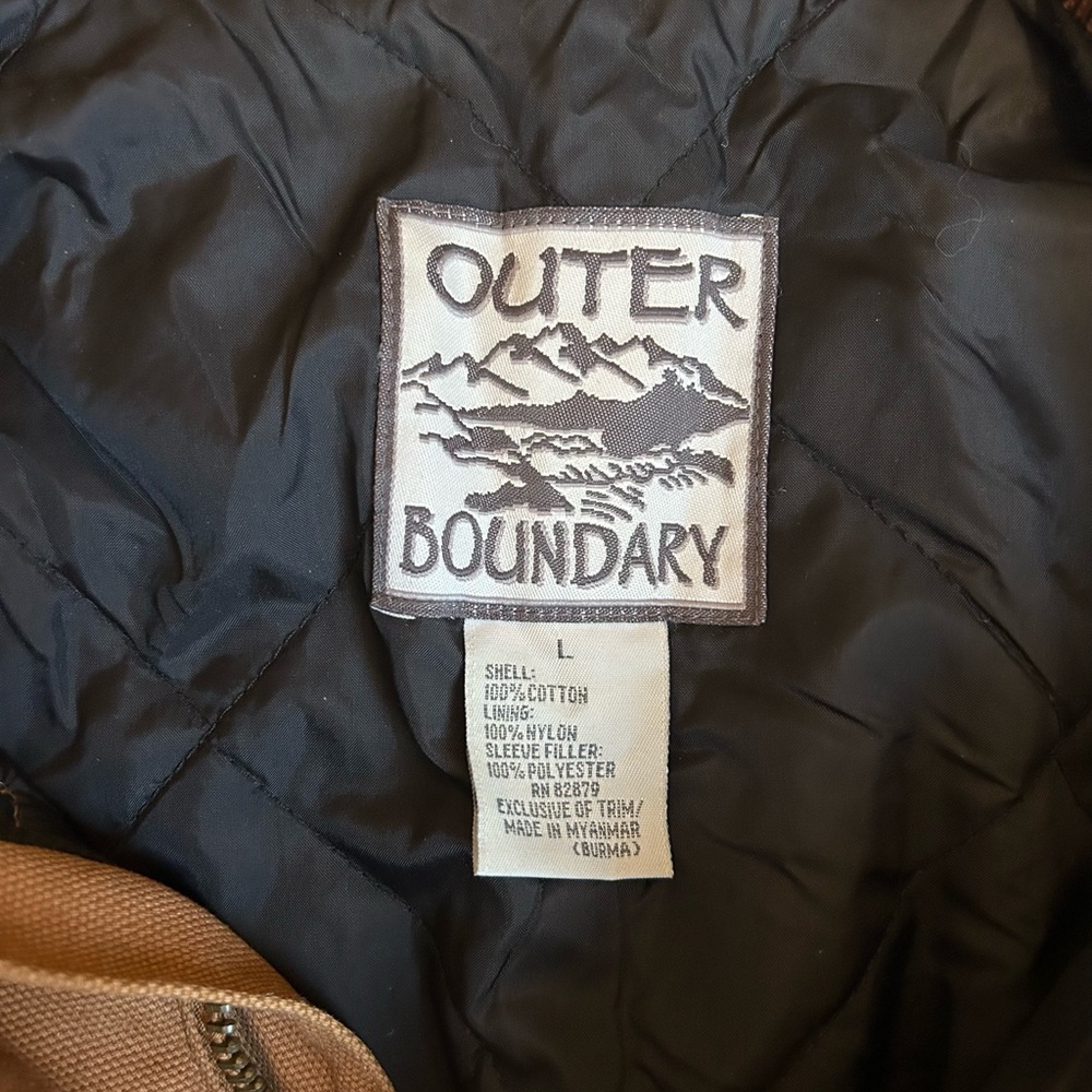 Tan Canvas Work Jacket - Picture 7 of 7